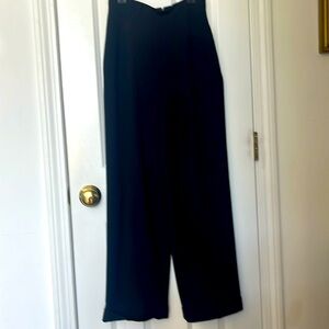 Vintage Ann Taylor Navy Cuffed 4 Petite Slacks